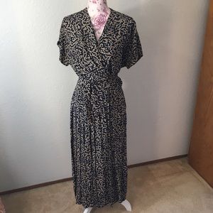 Vintage 90s 100% silk Wrap dress ARGENTI